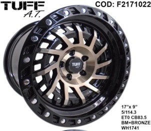 AROS # 17X9 5X114.3 ET0 BR WH1741